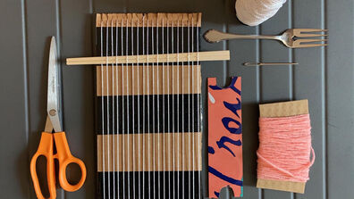 Weaving Together: How Faculty Member Danielle Andress’s Homemade Looms Teach Technique and Build Community