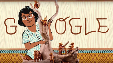 Google Doodle Features SAIC Alum for Native American Heritage Month