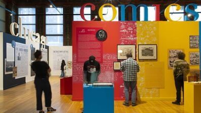 Alum Chris Ware Curates and Designs Comics Exhibition at Chicago Cultural Center