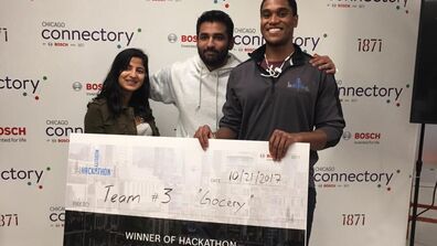  First Prize at Bosch Urban Mobility Hackathon Goes to SAIC Student and Team