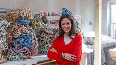 Artsy Applauds Orly Genger's "Politically-Charged" Fiber Work