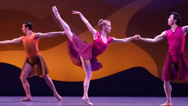 Dancers at the San Francisco Ballet 