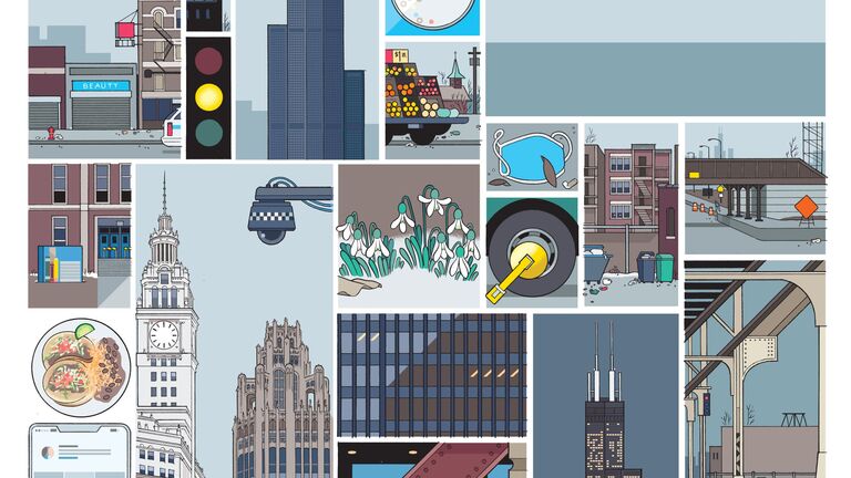 An illustration by Chris Ware 