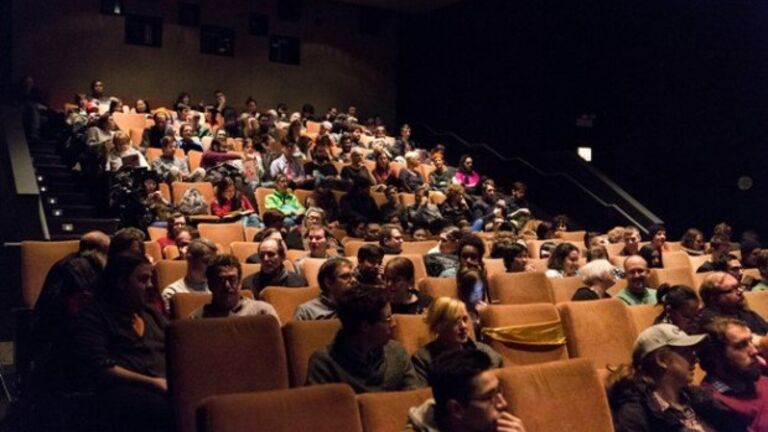 A busy screening at Gene Siskel Film Center in Chicago.