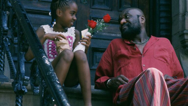 Zelda Harris, left, and Delroy Lindo in a scene from Spike Lee's "Crooklyn." (Gene Siskel Film Center)