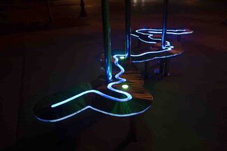 A photo of artwork 'Luminous Trails' by Dan Miller