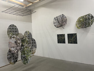 Installation view of works by Tom Denlinger