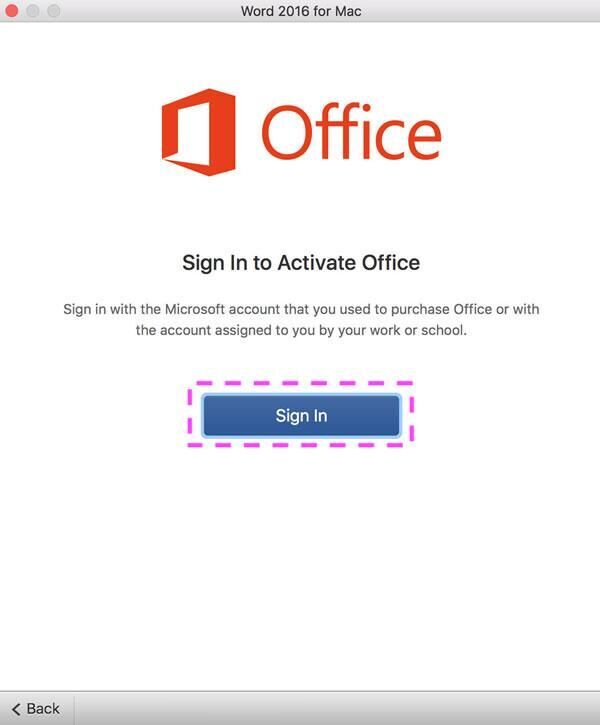 A screenshot of how to do step 3 to install office 365 software