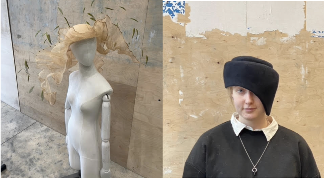 Headwear by students at the Estonian Academy of Arts